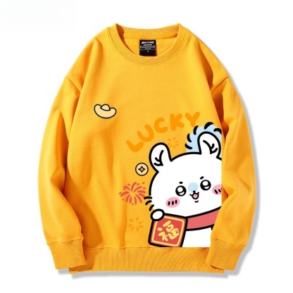 Chiikawa 聯名親子情侶裝 圓領長袖