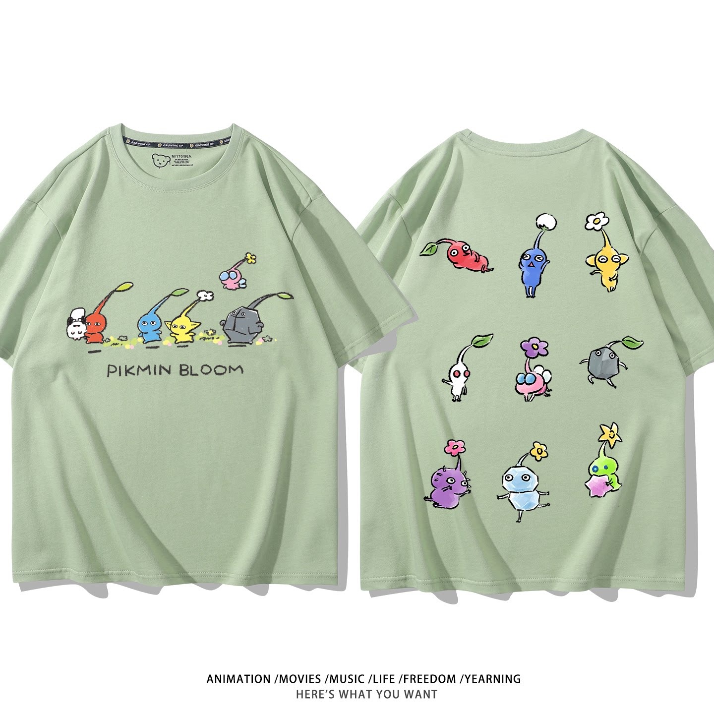 皮克敏PIKMIN4 印花短袖T恤