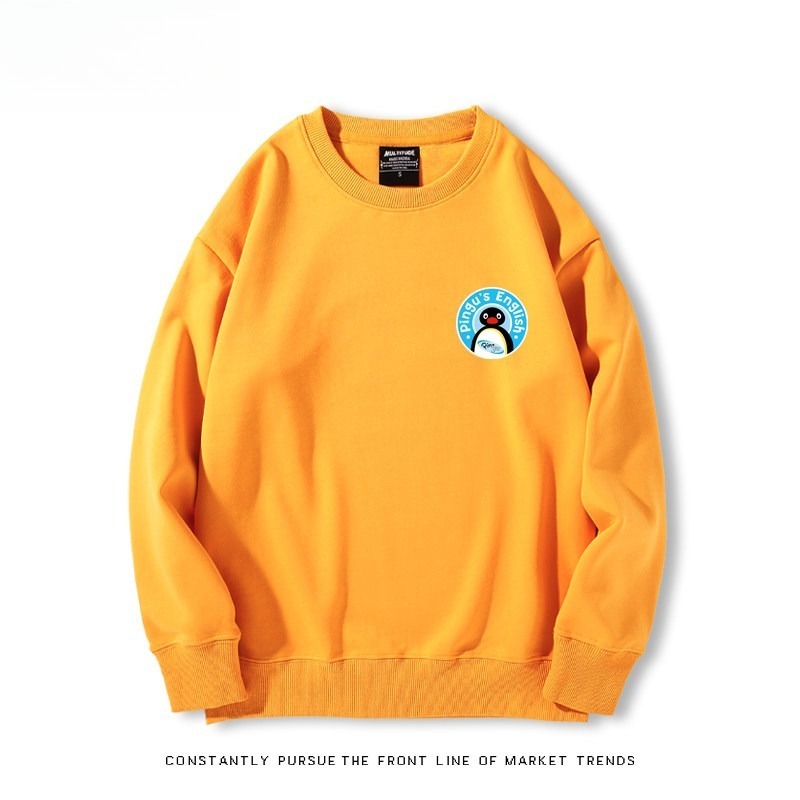 pingu 聯名親子情侶裝 圓領長袖