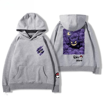 寶可夢油畫系列 聯名衛衣2025秋冬新款親子情侶裝連帽衛衣