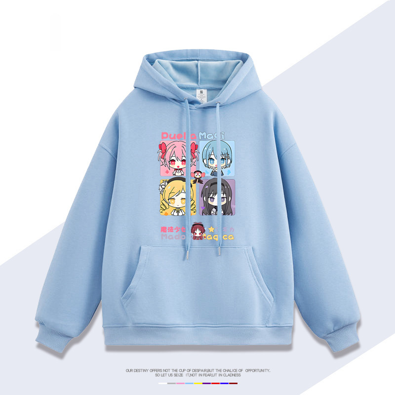 魔法少女小圓新款 親子情侶男女連帽衛衣