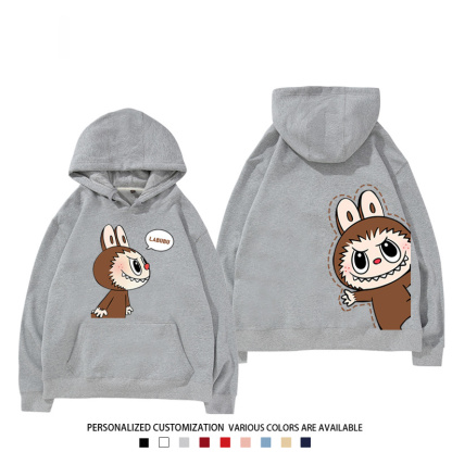 labubu新款 寬鬆百搭 秋冬款 寬鬆連帽衛衣