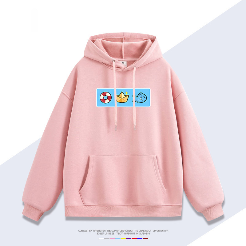 貓鯊Sameko Saba二次元Vtuber 聯名衛衣2025秋冬新款 親子情侶裝連帽衛衣