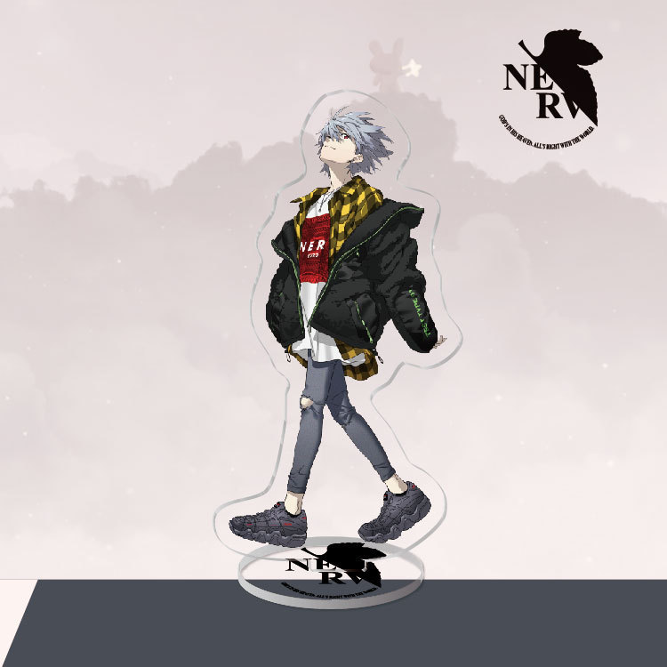 福音EVA綾波麗立牌動漫周邊亞克力鑰匙扣明日香真希波碇真嗣渚薰掛飾【單買三件起送】