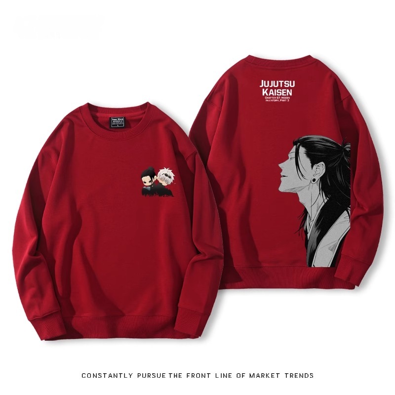 【預售2.25號發貨】鏈鋸人聯名衛衣2024秋冬新款親子情侶裝薄絨款連帽衛衣