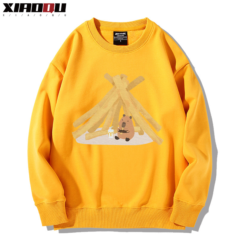 卡皮巴拉 2024親子情侶裝 圓領長袖