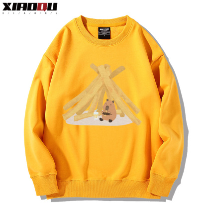 卡皮巴拉 2024親子情侶裝 圓領長袖