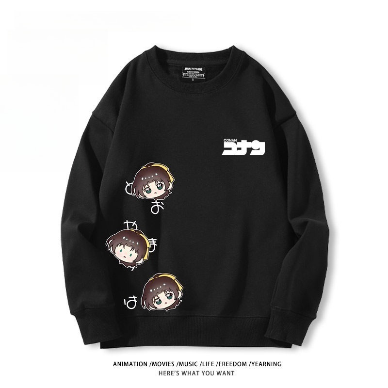 名偵探柯南 聯名親子情侶裝 圓領長袖