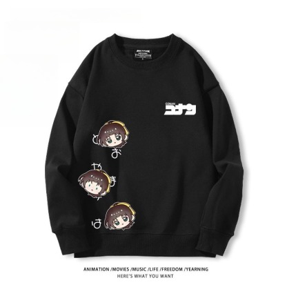 名偵探柯南 聯名親子情侶裝 圓領長袖