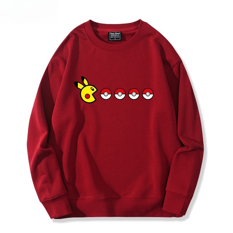 精靈寶可夢星之卡比 聯名親子情侶裝 圓領長袖