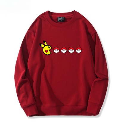 精靈寶可夢星之卡比 聯名親子情侶裝 圓領長袖