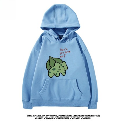 精靈寶可夢 聯名衛衣新款 親子情侶裝連帽衛衣