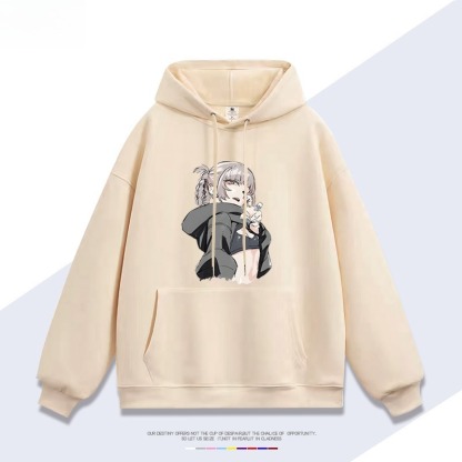 徹夜之歌七草薺 親子情侶男女連帽衛衣