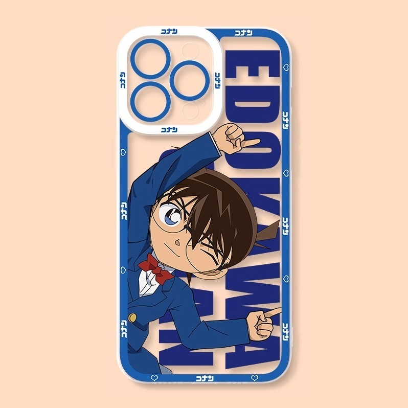 蘋果 系列名偵探柯南天使眼透明防摔軟殼