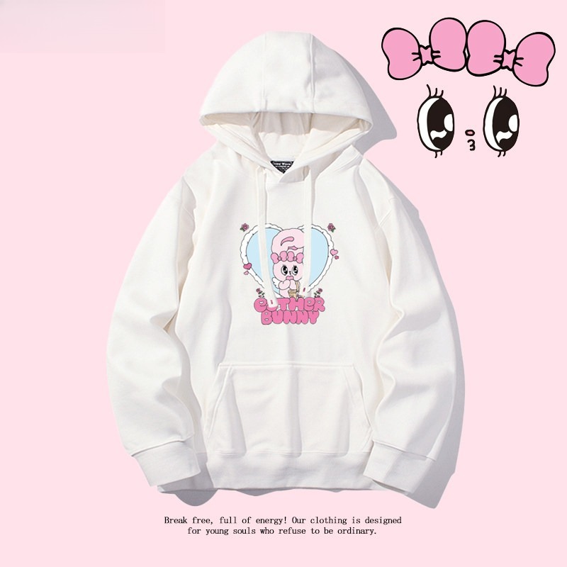 艾丝樂小兔 親子情侶男女連帽衛衣