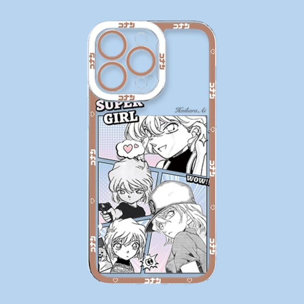 名偵探柯南天使眼透明防摔軟殼