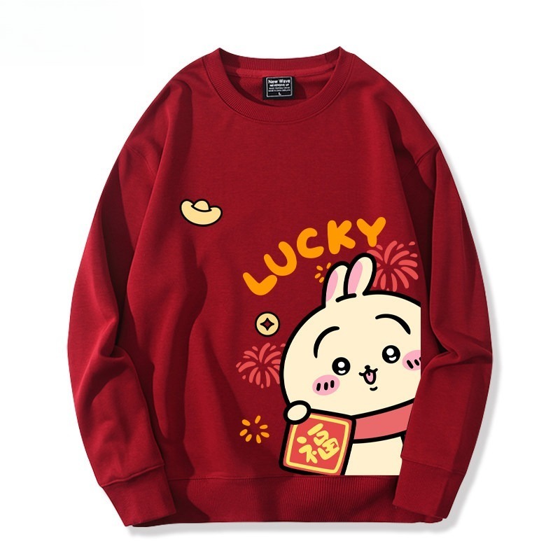 Chiikawa 聯名親子情侶裝 圓領長袖