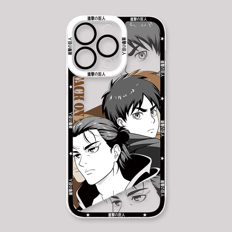 蘋果 系列進擊的巨人天使眼透明防摔軟殼