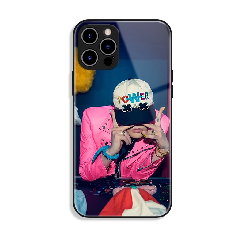 GD權志龍新款高清全包防摔玻璃殼