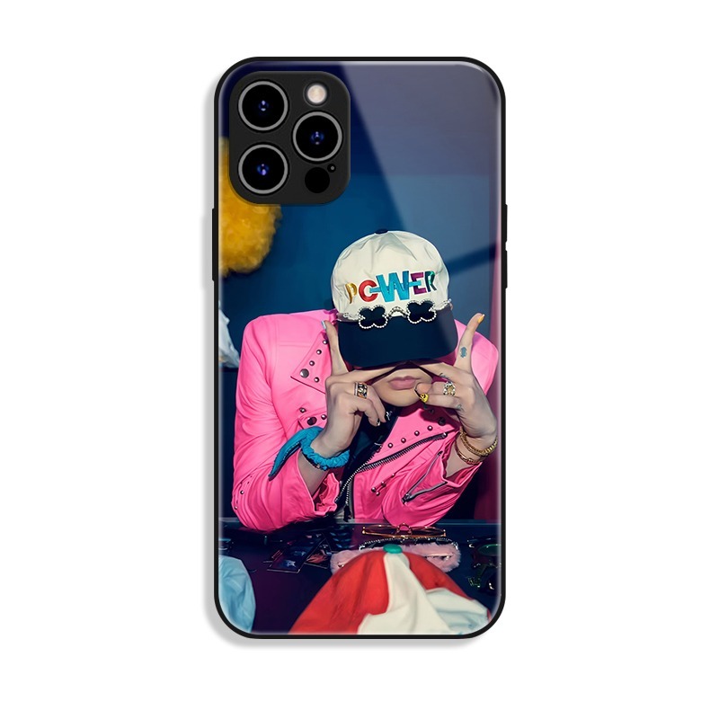 GD權志龍新款高清全包防摔玻璃殼