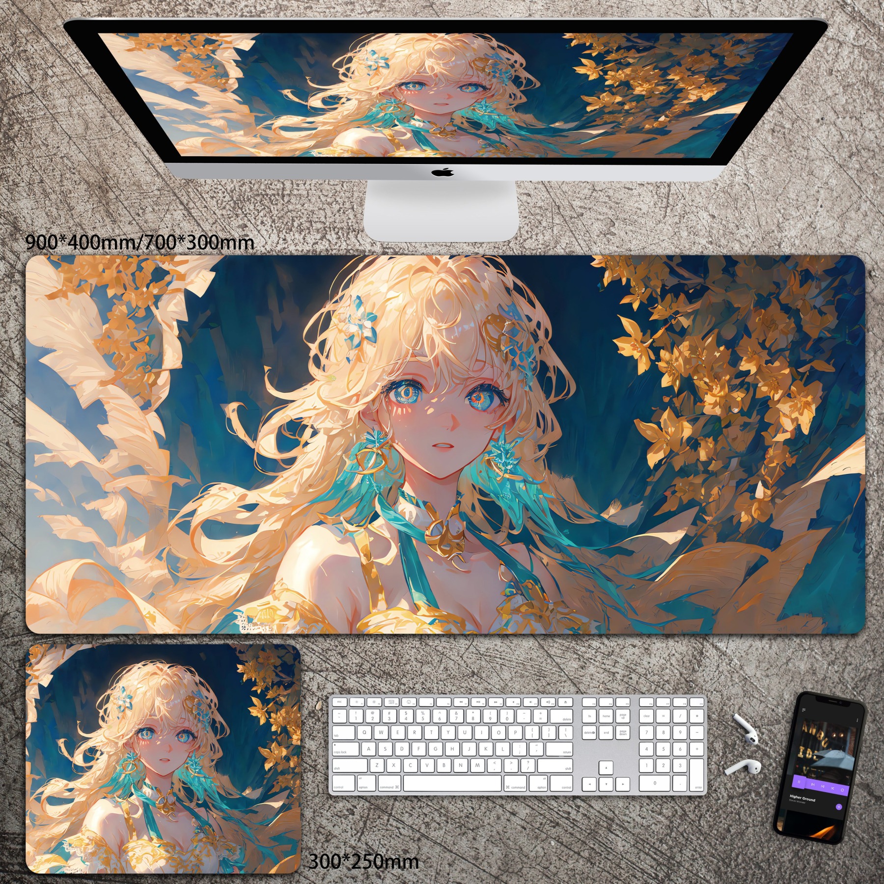 動漫系列 主題桌墊 布質滑鼠墊