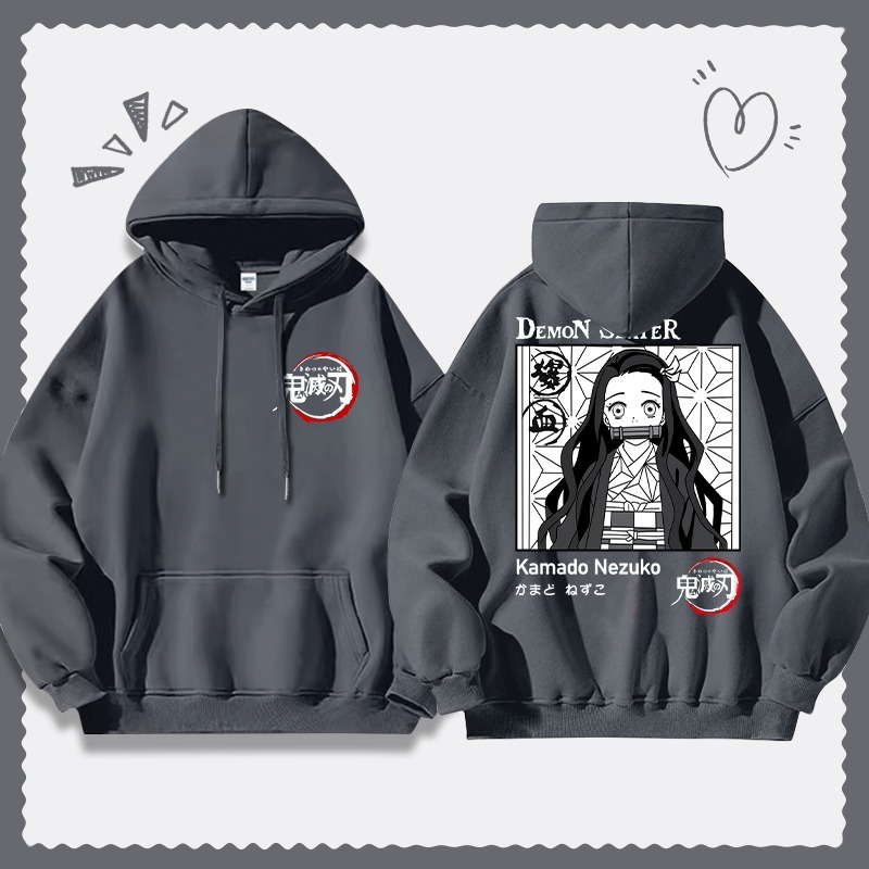 鬼滅之刃 聯名衛衣2025秋冬新款寬鬆連帽衛衣