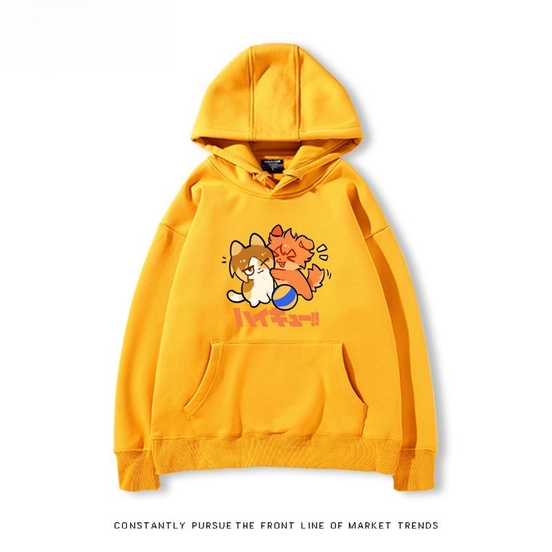 排球少年 聯名衛衣2026秋冬新款 親子情侶連帽衛衣