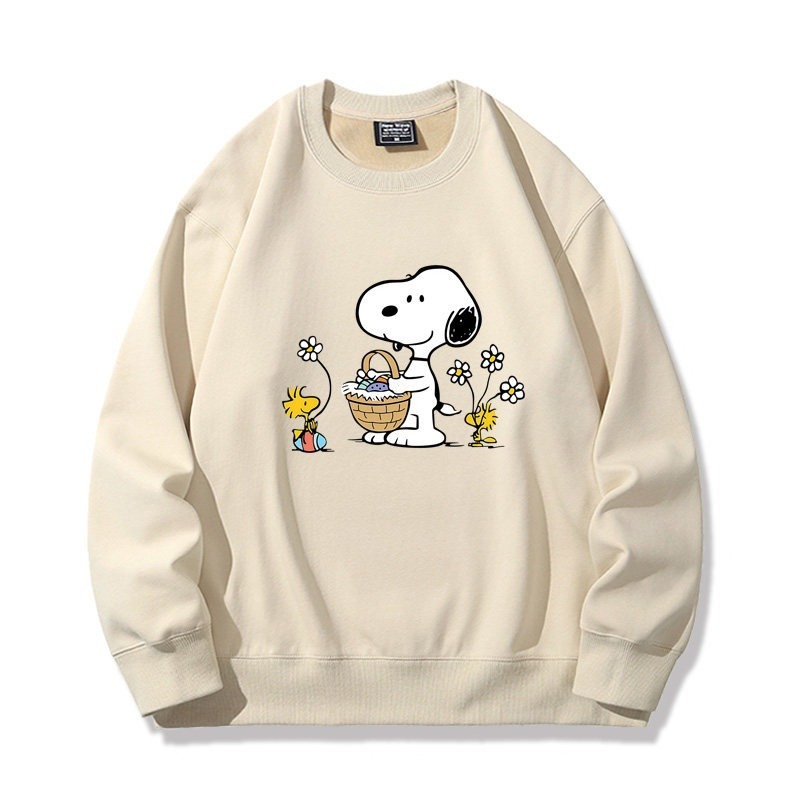 史努比聯名親子情侶裝 圓領長袖