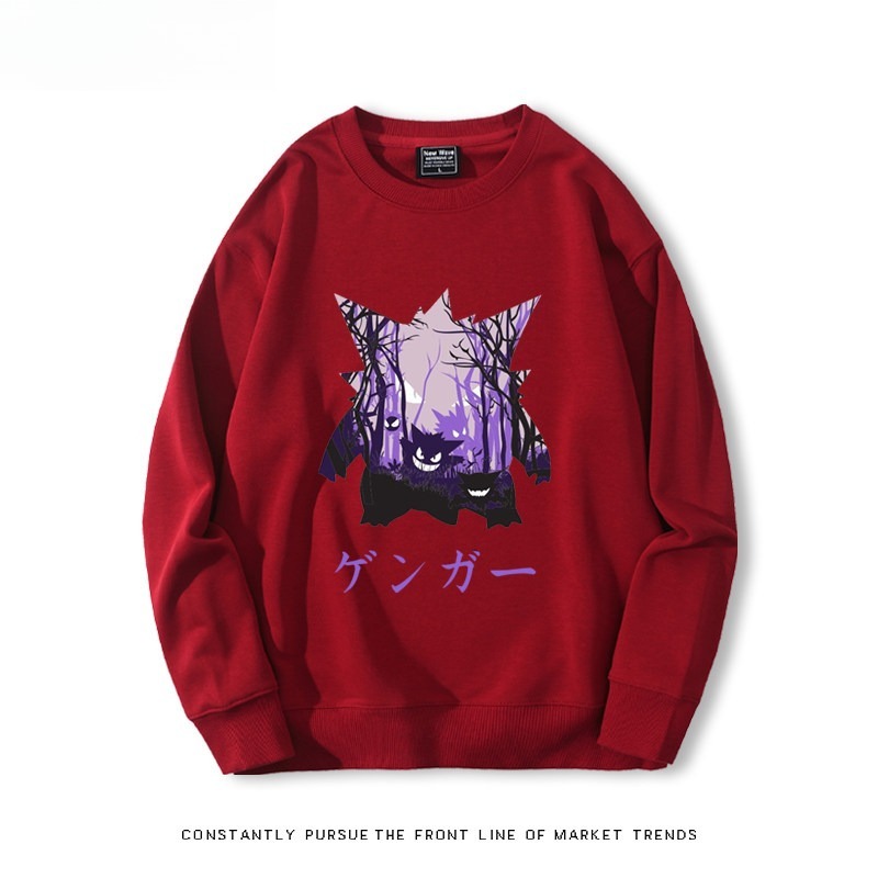 寶可夢耿鬼 聯名親子情侶裝 圓領長袖