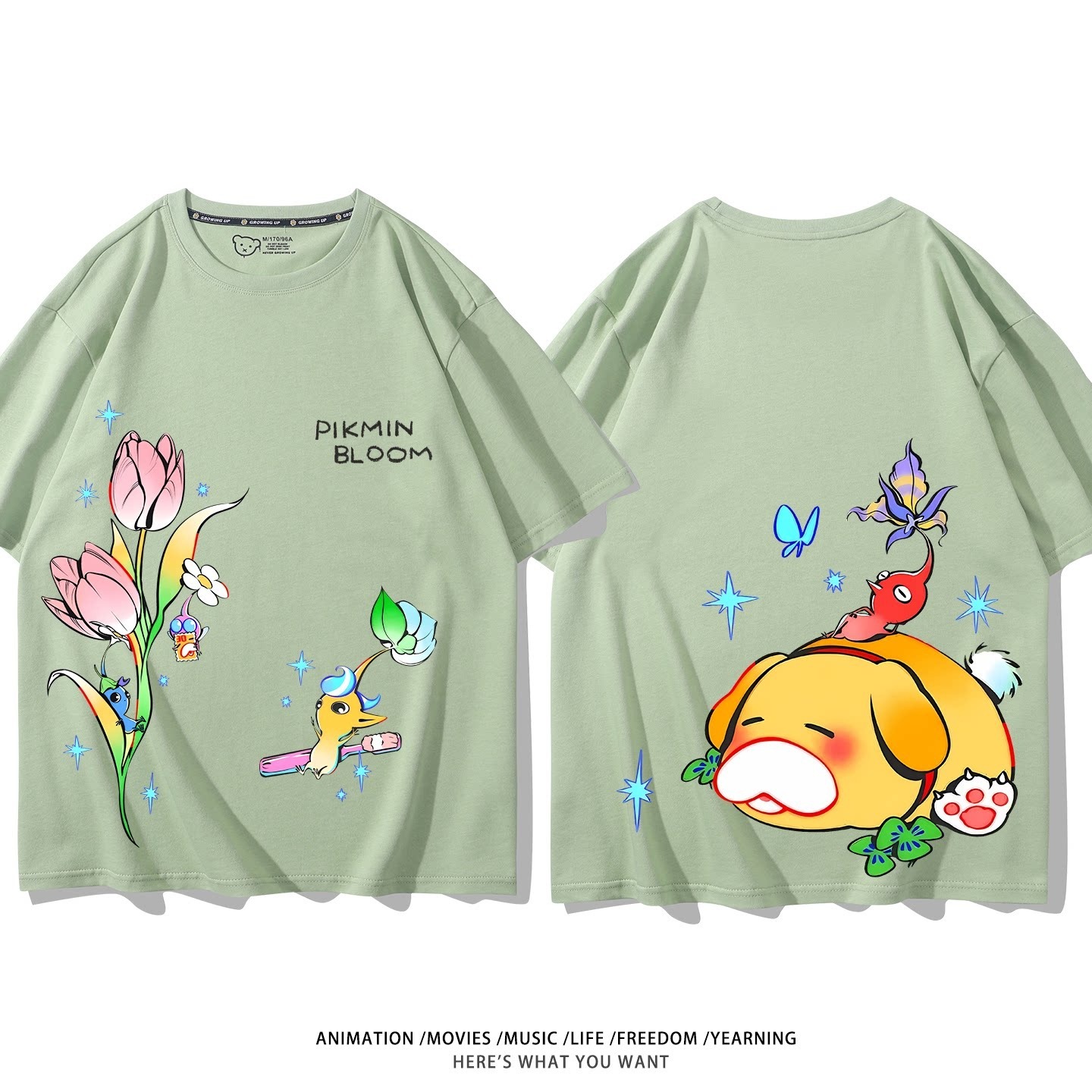 皮克敏PIKMIN4 印花短袖T恤