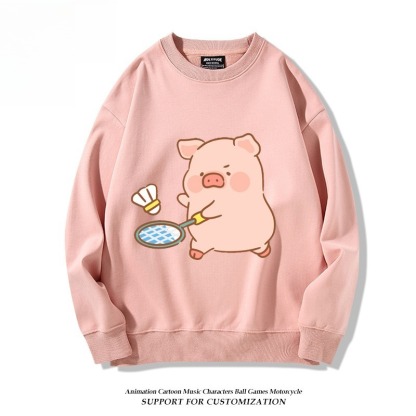 LuLu豬 聯名親子情侶裝 圓領長袖