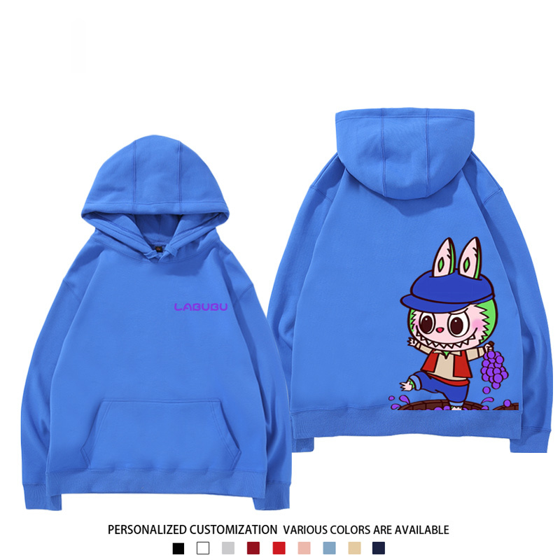 labubu新款 寬鬆百搭 秋冬款 寬鬆連帽衛衣