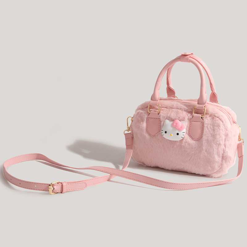 STARRY&DREAM正品Hellokitty手提包包秋冬小眾波士頓單肩斜挎包