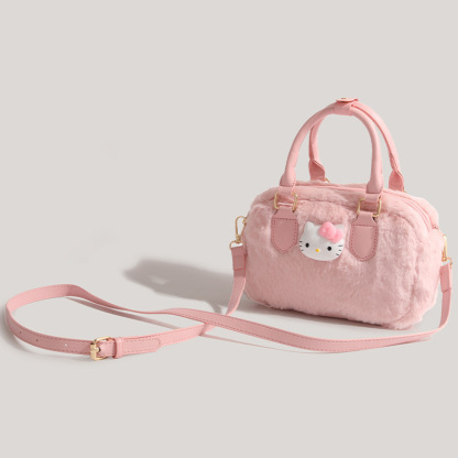 STARRY&DREAM正品Hellokitty手提包包秋冬小眾波士頓單肩斜挎包