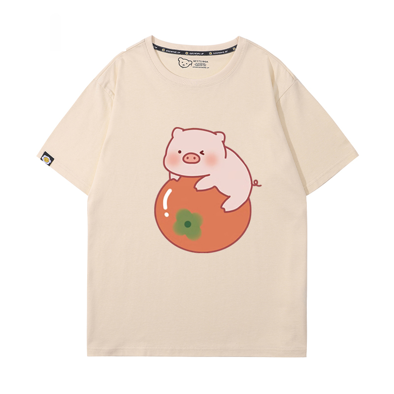 lulu豬 2024親子情侶男女同款 T恤