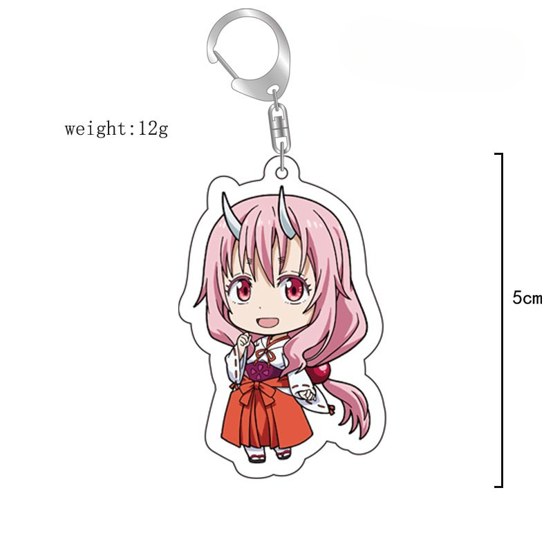 關於我轉生成爲史萊姆那件事萌王利姆露朱菜紫苑靜米莉姆鑰匙扣掛飾【單買三件起送】