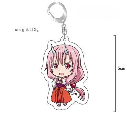 關於我轉生成爲史萊姆那件事萌王利姆露朱菜紫苑靜米莉姆鑰匙扣掛飾【單買三件起送】