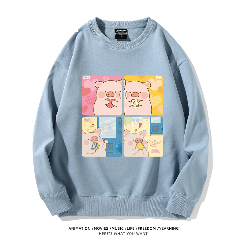 LuLu豬 聯名2024親子情侶裝 圓領長袖