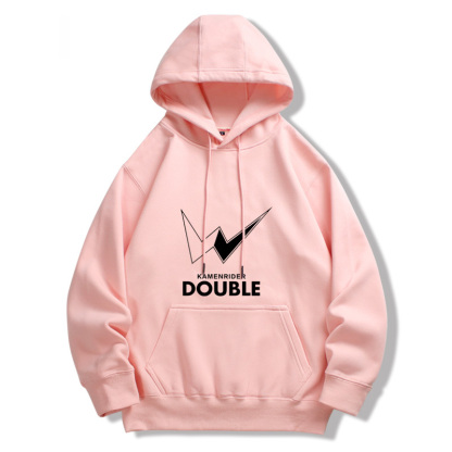 假面騎士 衛衣2024秋冬新款親子情侶裝薄絨款連帽衛衣