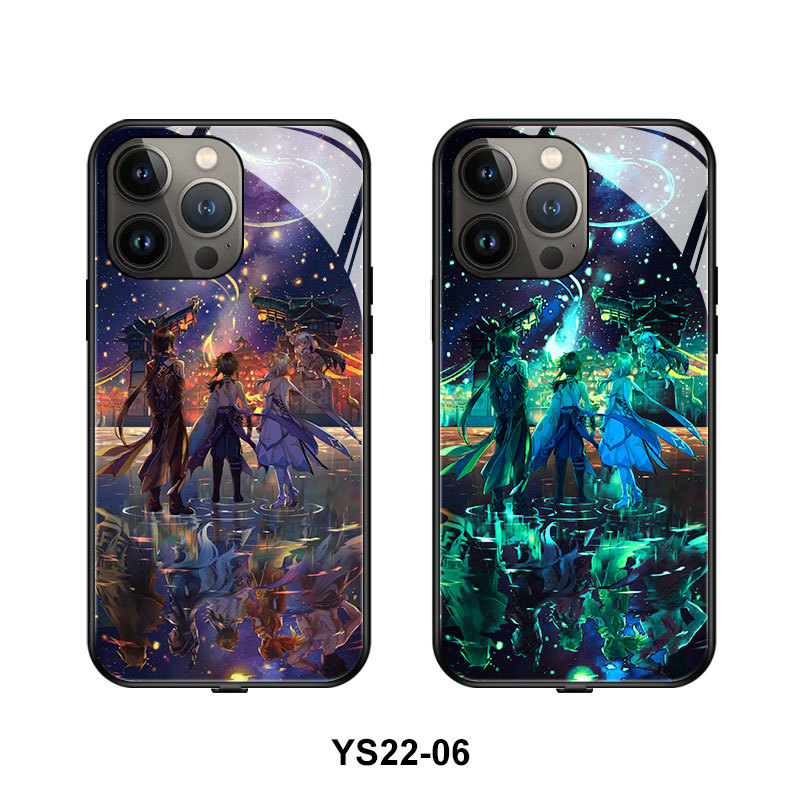 蘋果 系列動漫來電閃智能發光手機殼