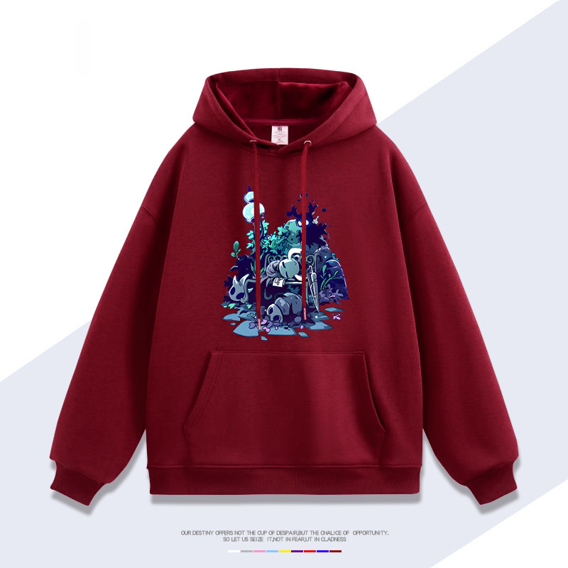 空洞騎士 2025秋冬新款 親子情侶男女連帽衛衣