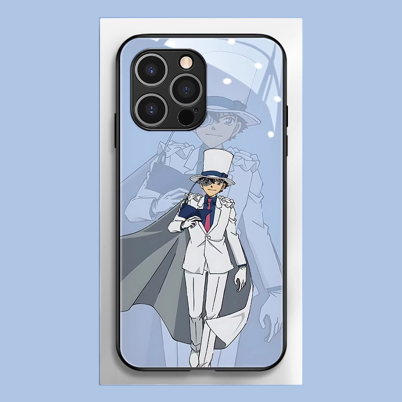 名偵探柯南新款高清全包防摔玻璃殼