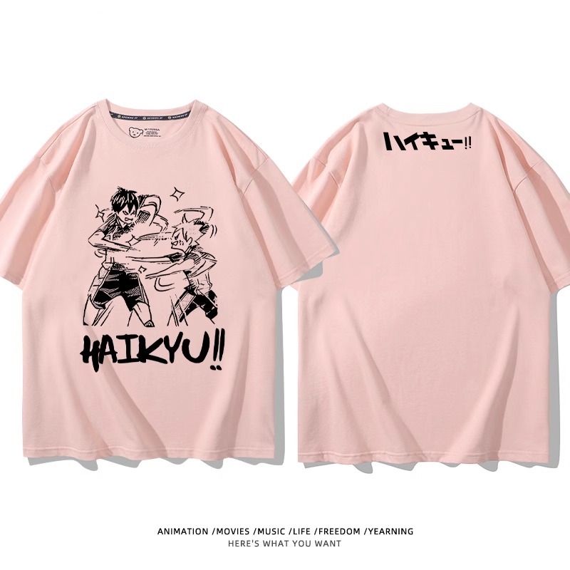 排球少年 2024親子情侶男女同款 純棉T恤