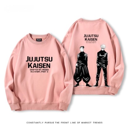 【預售2.25號發貨】鏈鋸人聯名衛衣2024秋冬新款親子情侶裝薄絨款連帽衛衣