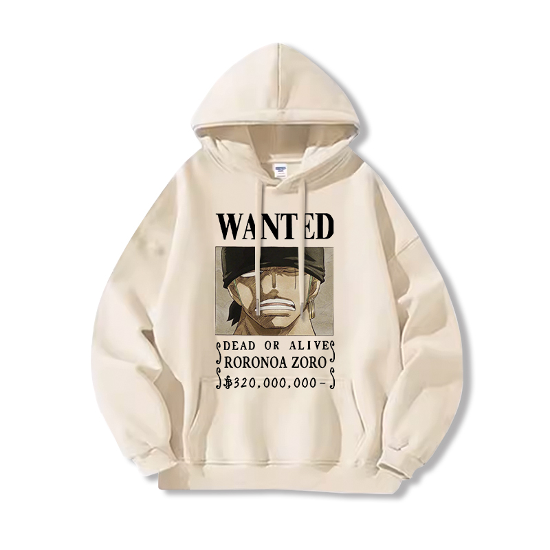 航海王 聯名衛衣2024秋冬新款親子情侶裝薄絨款連帽衛衣