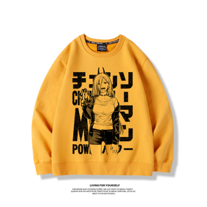 鏈鋸人帕瓦2023親子情侶裝 圓領長袖