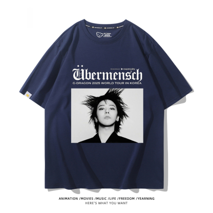 GD權志龍 2025新款親子情侶男女同款 T恤