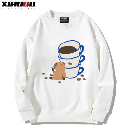 卡皮巴拉 2024親子情侶裝 圓領長袖