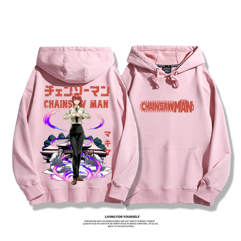鏈鋸人新款 親子情侶男女款連帽衛衣
