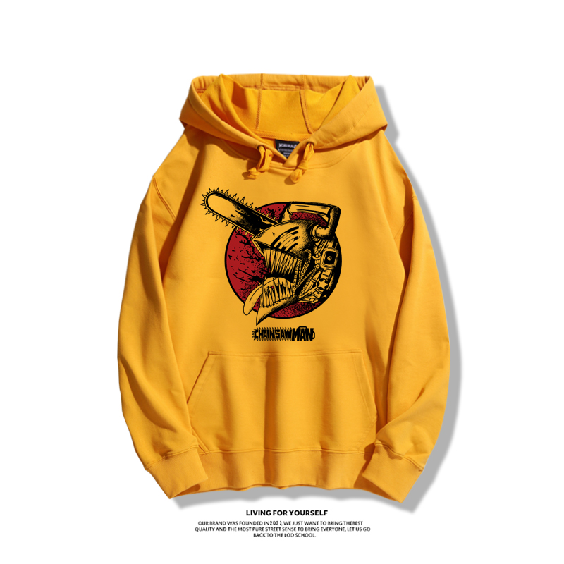 鏈鋸人新款 親子情侶男女款連帽衛衣